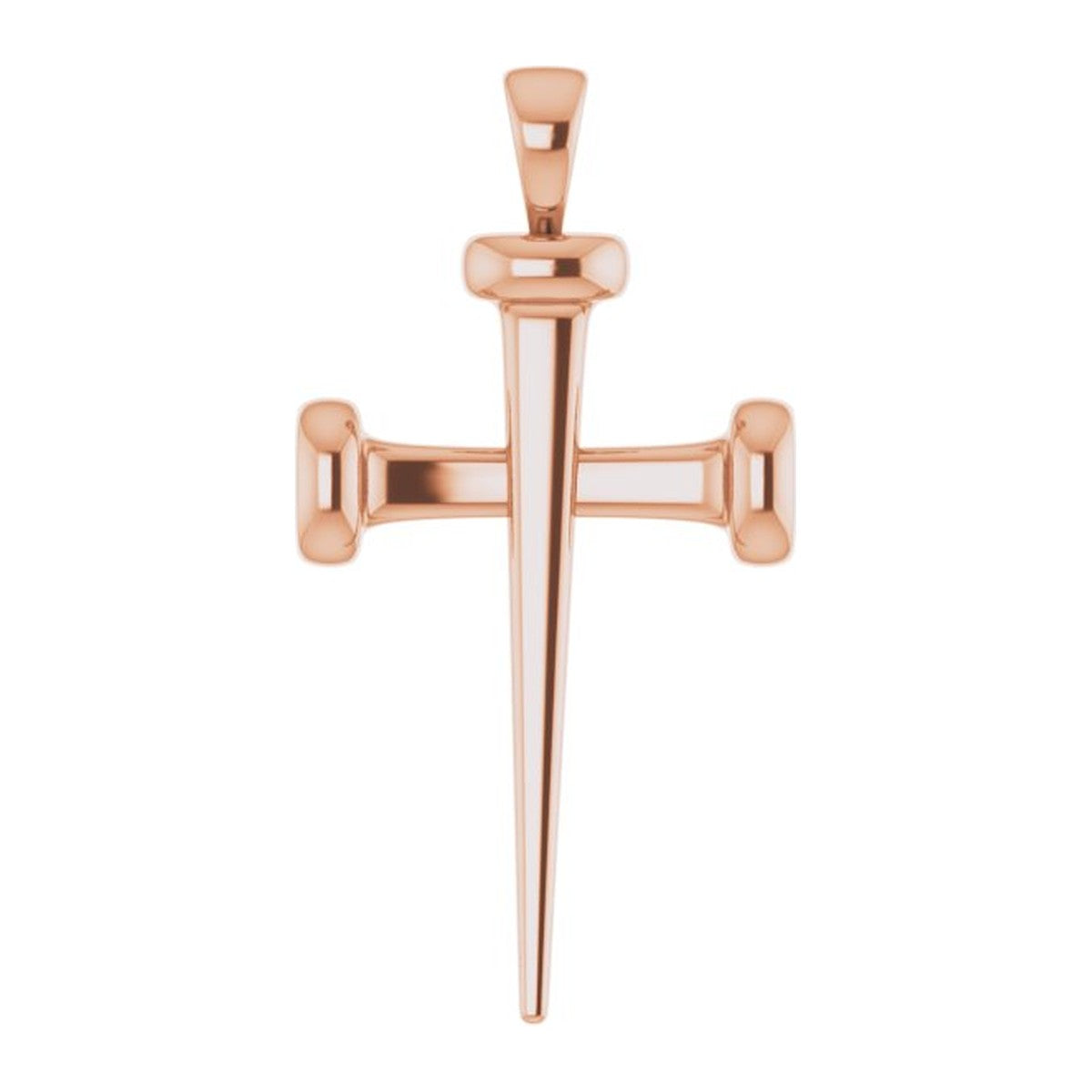 Slim Nail Cross Pendant