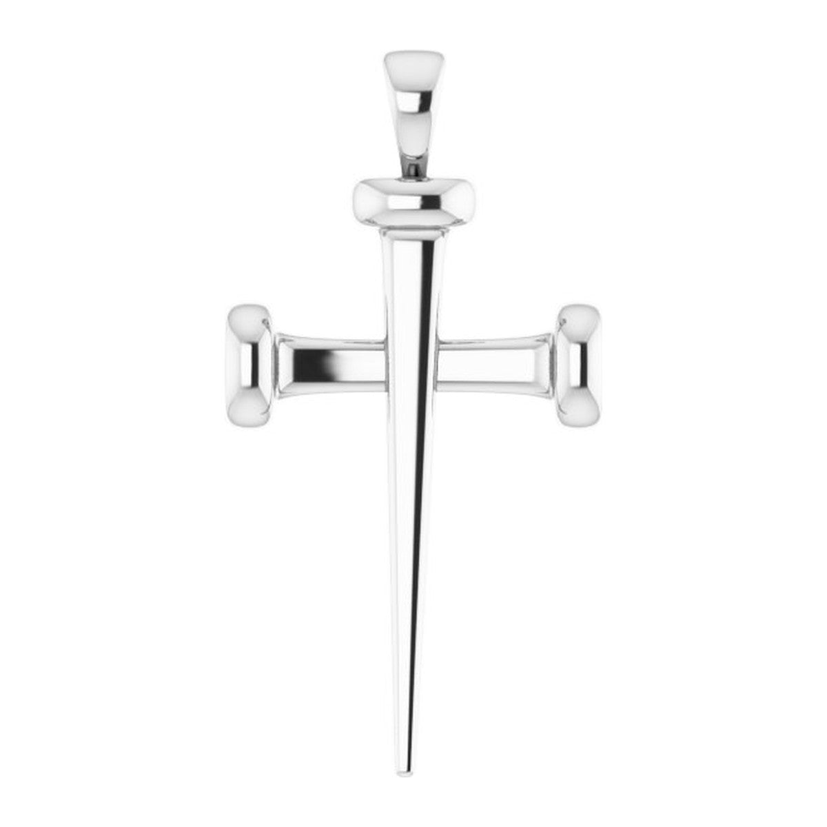 Slim Nail Cross Pendant