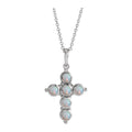 Cabochon Cross Necklace