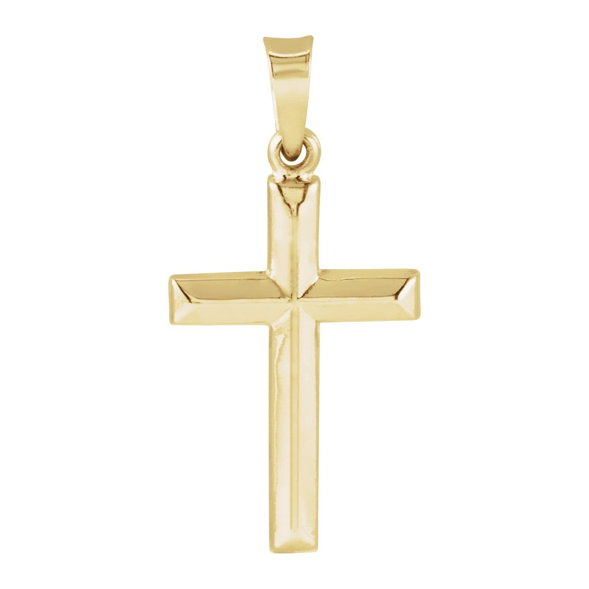 Geometric Cross Pendant