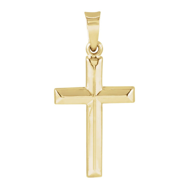 Geometric Cross Pendant