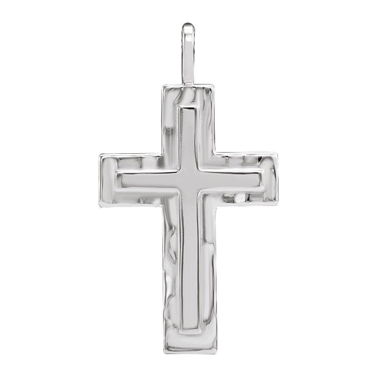 Textured Cross Pendant