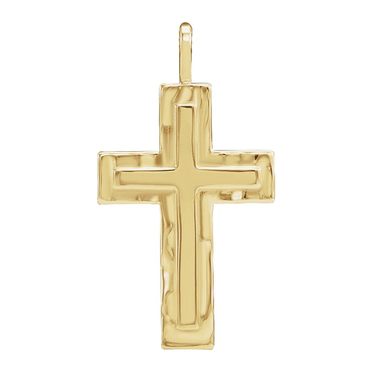 Textured Cross Pendant