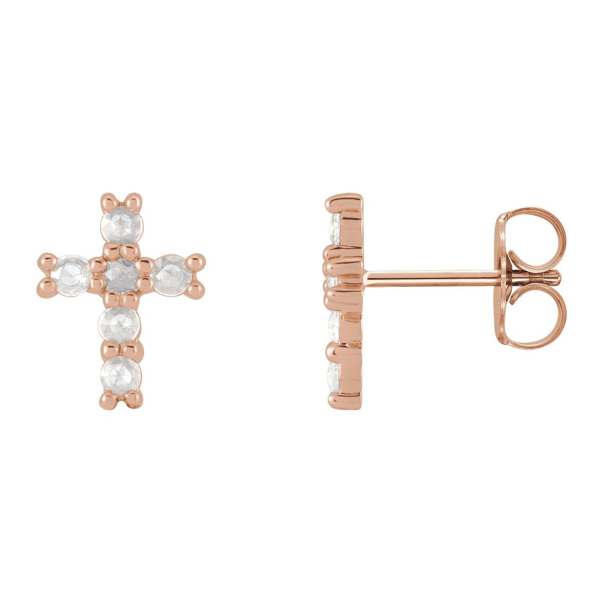 Petite Cross Stud Earrings