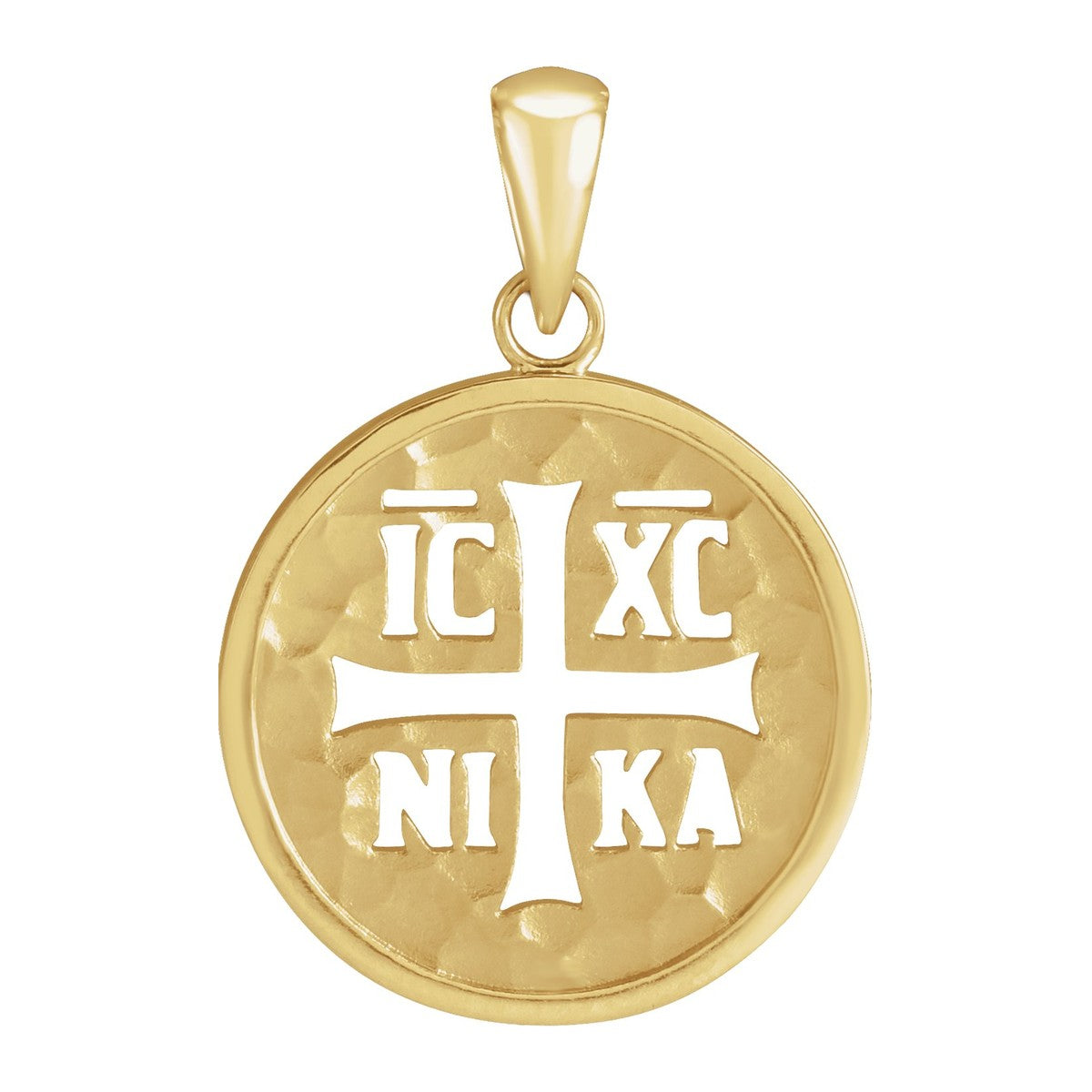 Orthodox IC XC NIKA Medallion Pendant