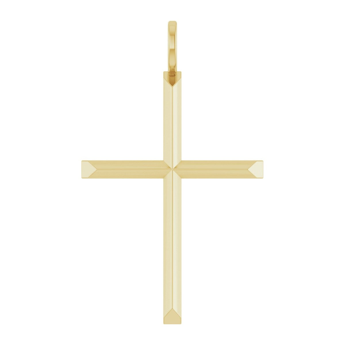 Knife-Edge Cross Pendant