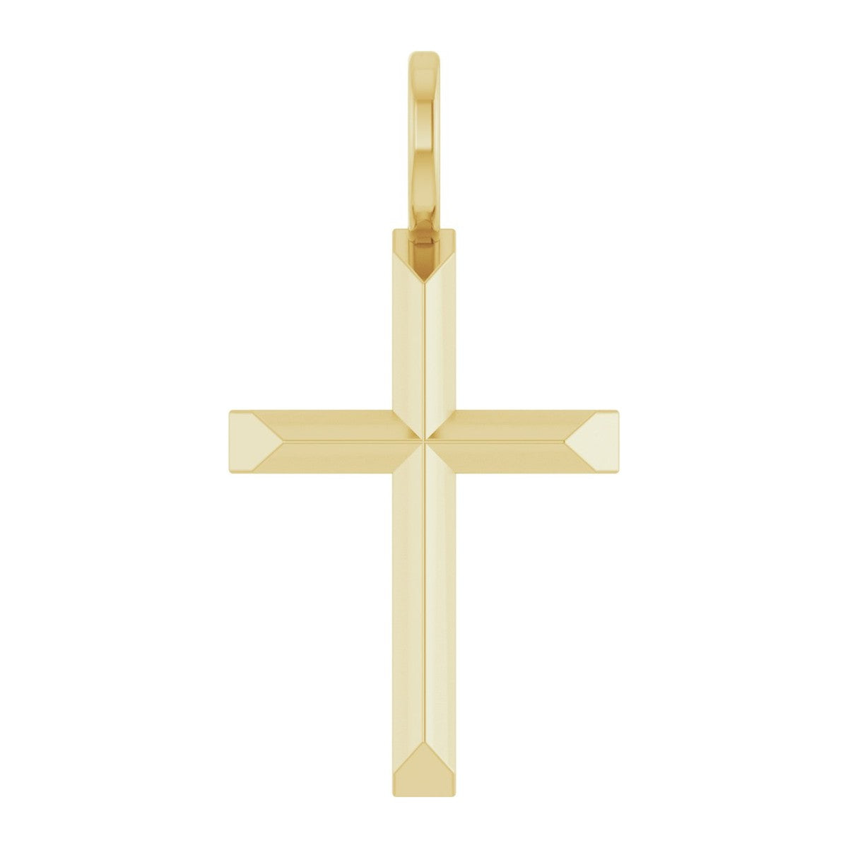 Knife-Edge Cross Pendant