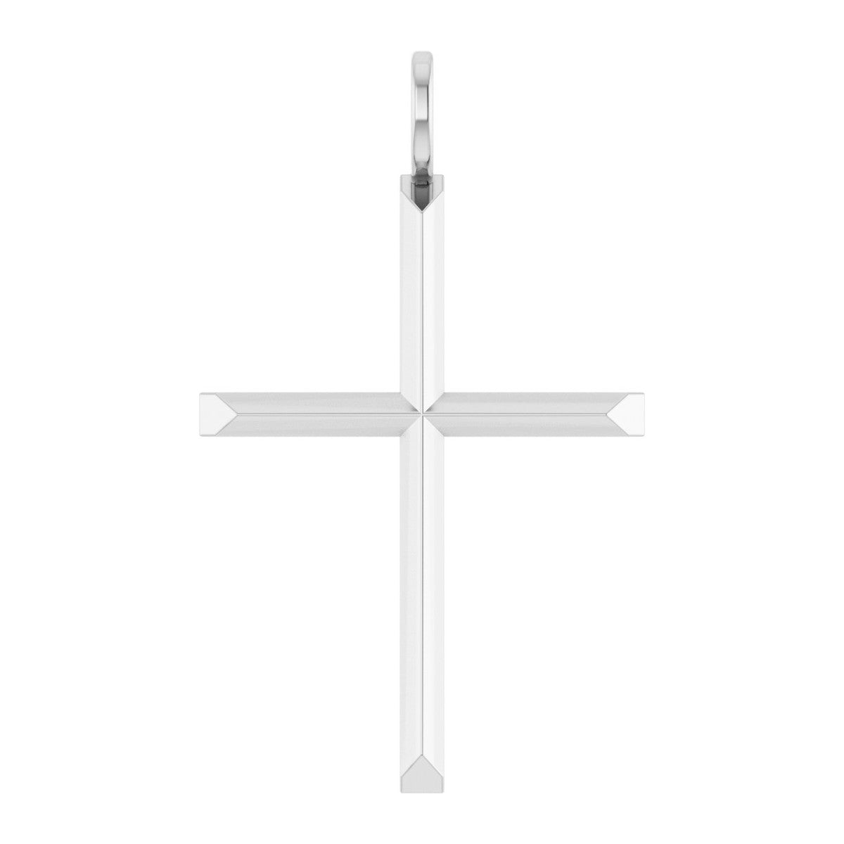 Knife-Edge Cross Pendant