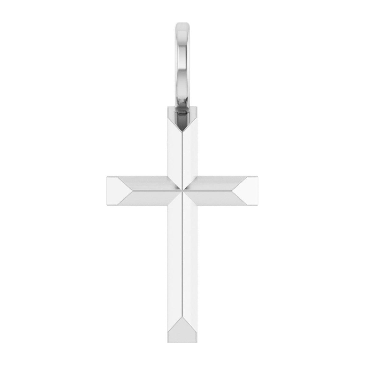 Knife-Edge Cross Pendant