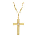 Youth Diamond Cross Necklace