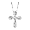 Freeform Cross Necklace