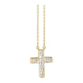 Pavé Diamond Cross Necklace