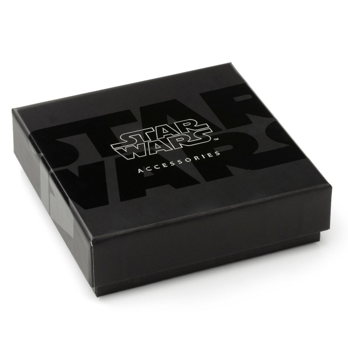 Star Wars Mandalorian Double Wrap Stainless Steel Black Bracelet