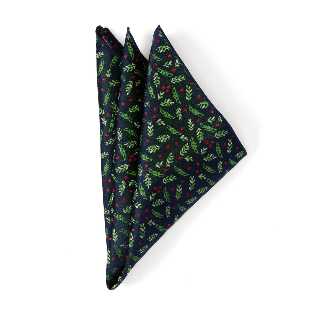 Star Wars Grogu Holiday Navy Pocket Square