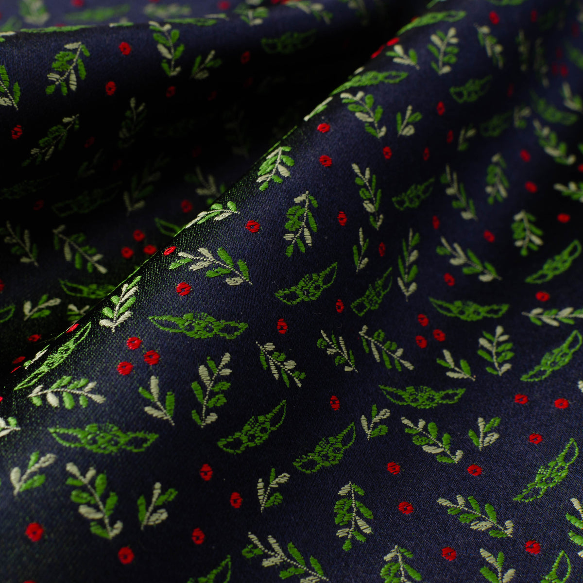 Star Wars Grogu Holiday Navy Pocket Square