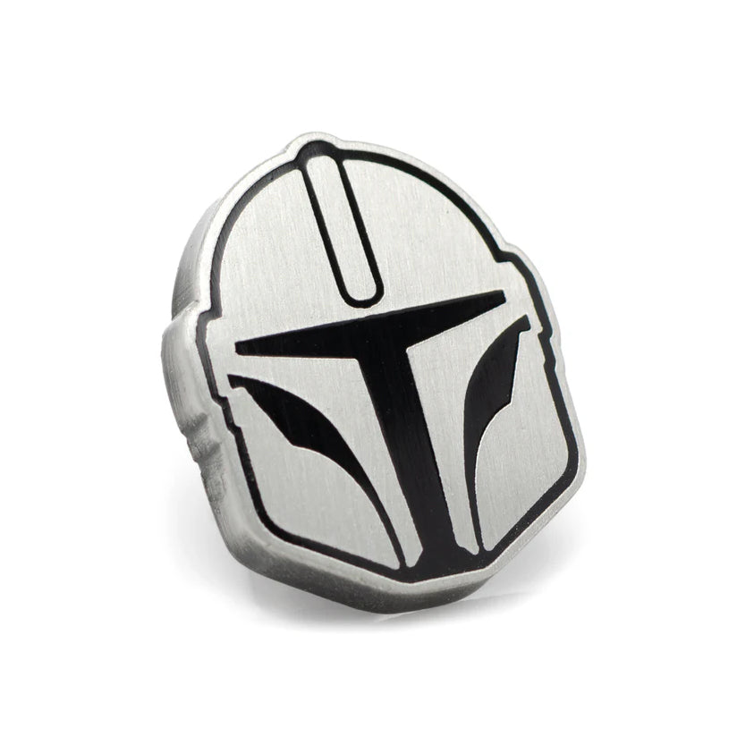Star Wars Mandalorian and Mythosaur Multicolored Gray Dress Socks and Lapel Pin Gift Set