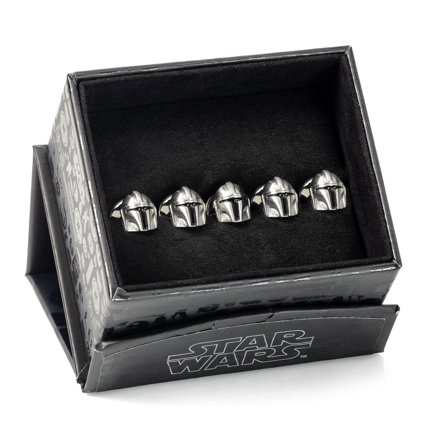 Star Wars 3D Mandalorian Helmet Studs