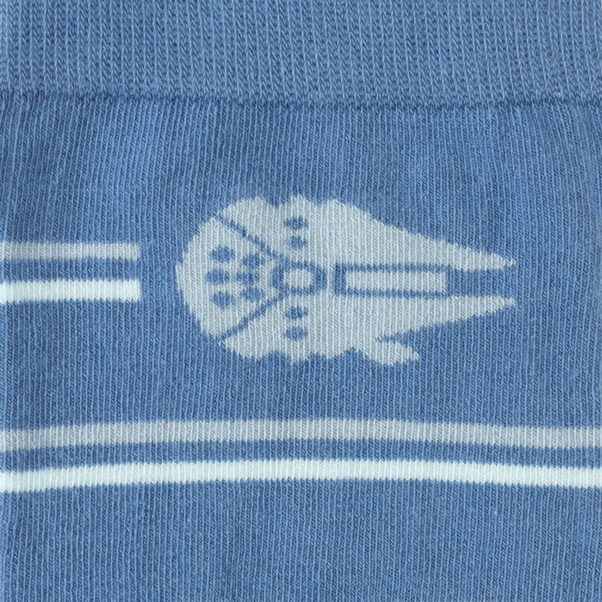 Star Wars Millennium Falcon Blue Striped Socks