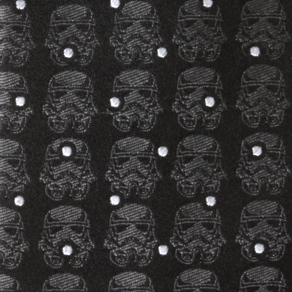 Star Wars Stormtrooper Dotted Black Tie