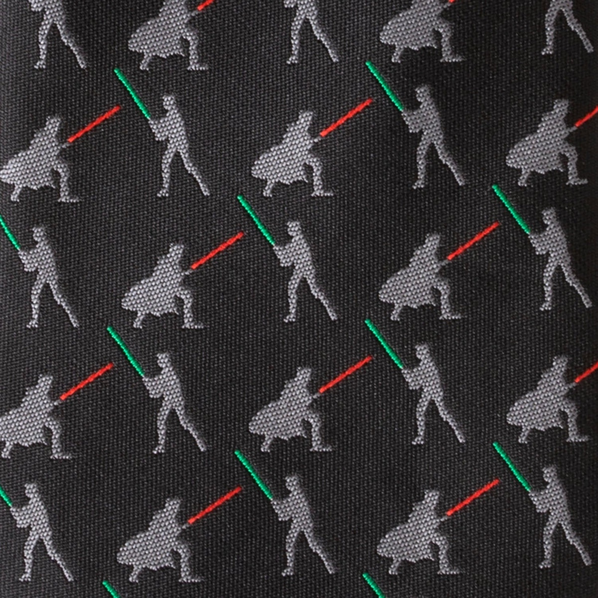 Star Wars Darth Vader and Luke Skywalker LIGHTSABER Battle Black Tie