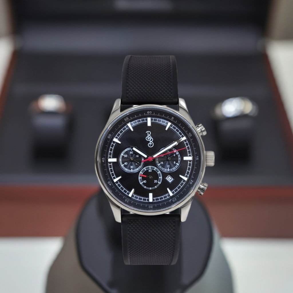 Black Sport Chronograph - lifestyle view