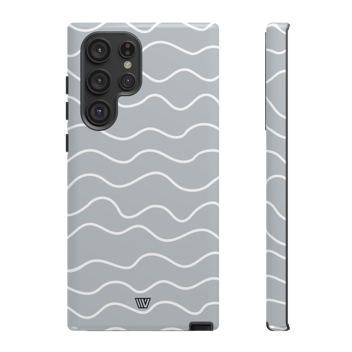 GRAY WAVES | Tough Phone Case