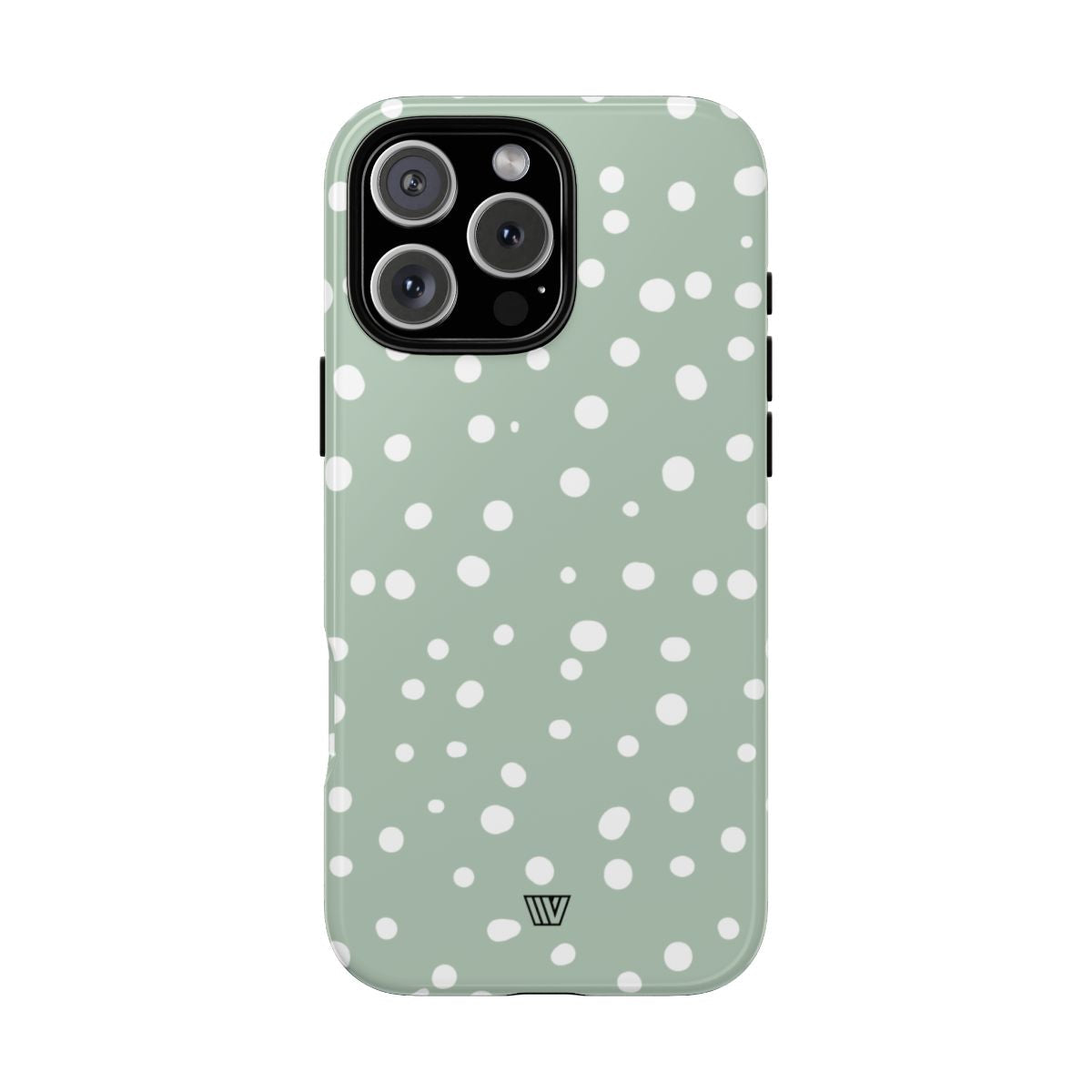 PASTEL GREEN DOTS | Tough Phone Case