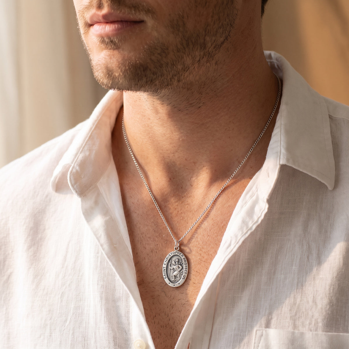 St. Christopher Medal Pendant