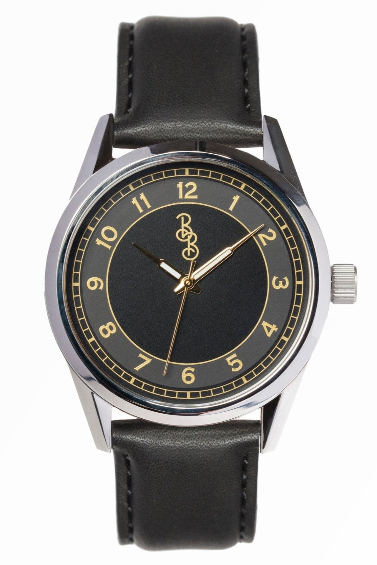 Black and Gold Classic Watch - watch available at XSREZ