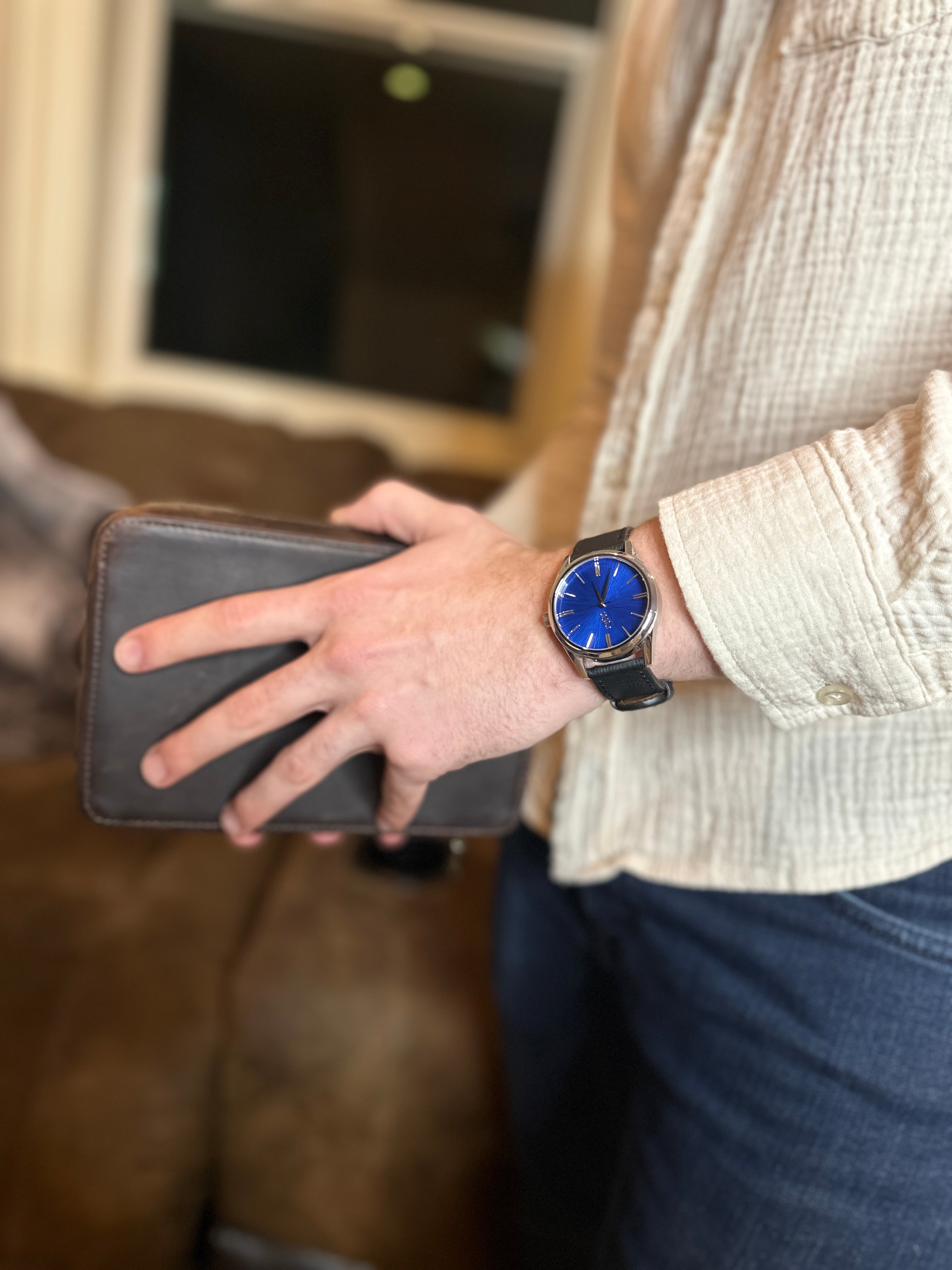 Blue Sunburst Watch - image 7