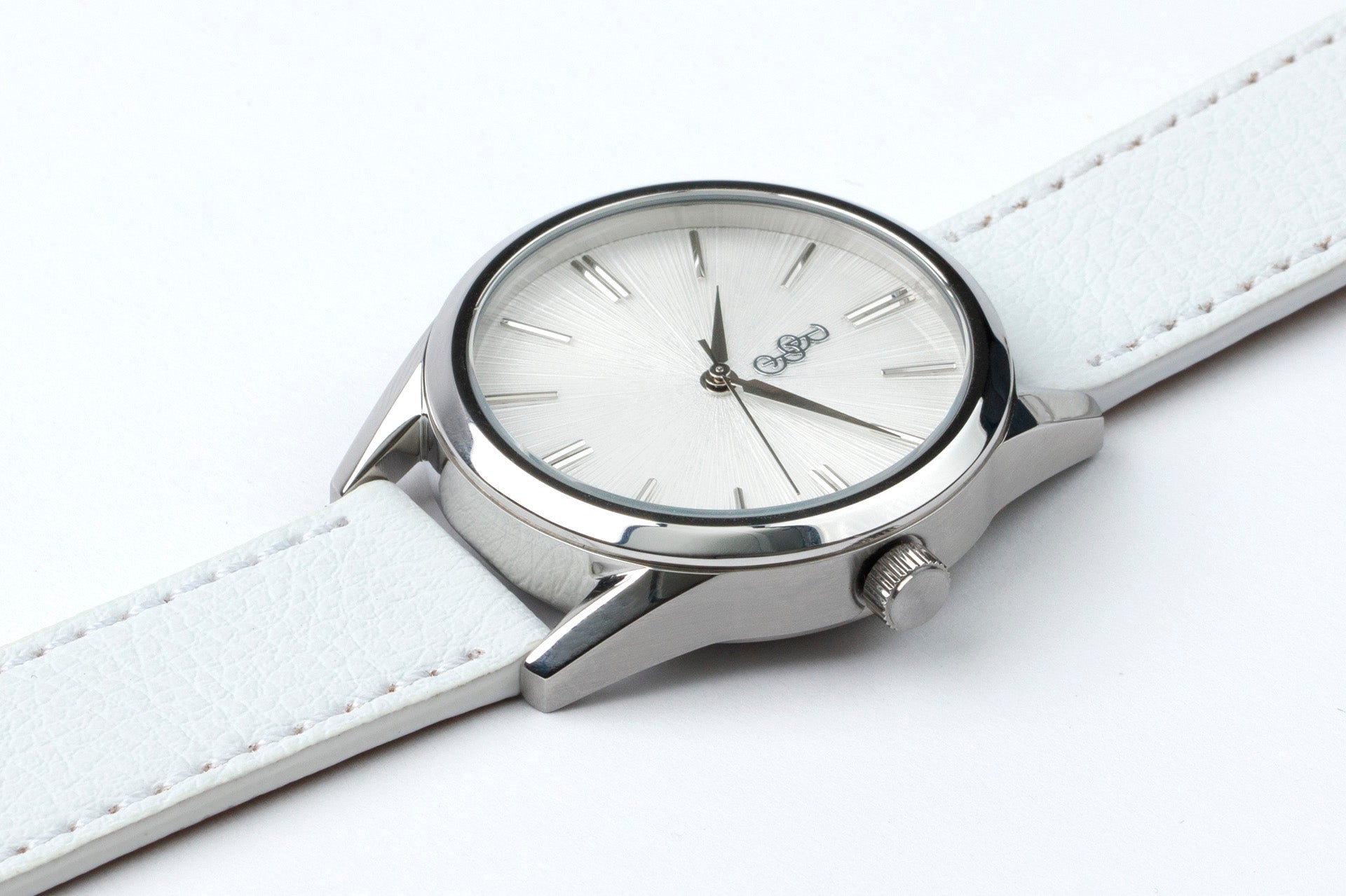 White Sunburst Watch - image 7