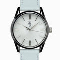 White Sunburst Watch - alternate angle