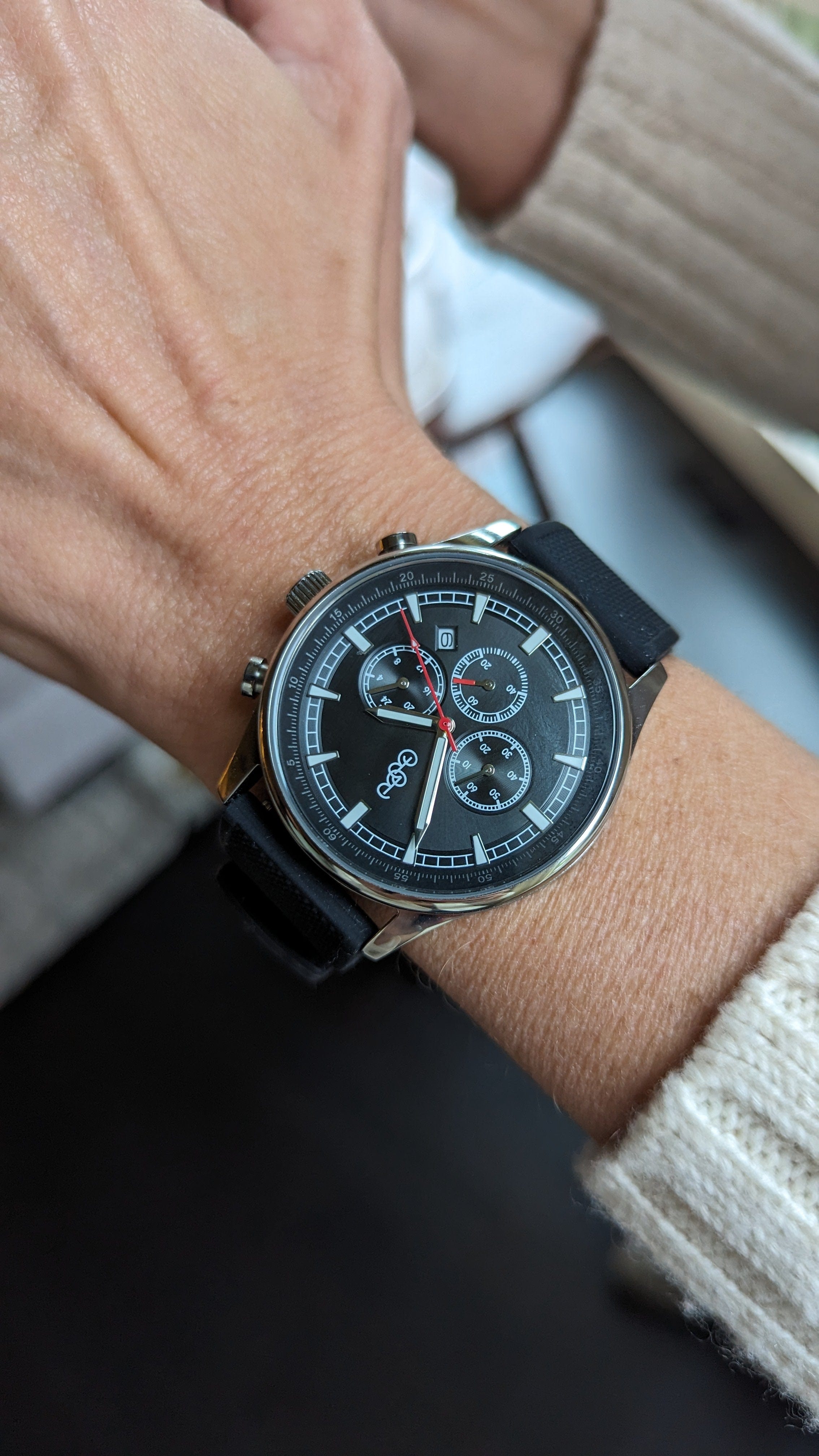 Black Sport Chronograph - image 9