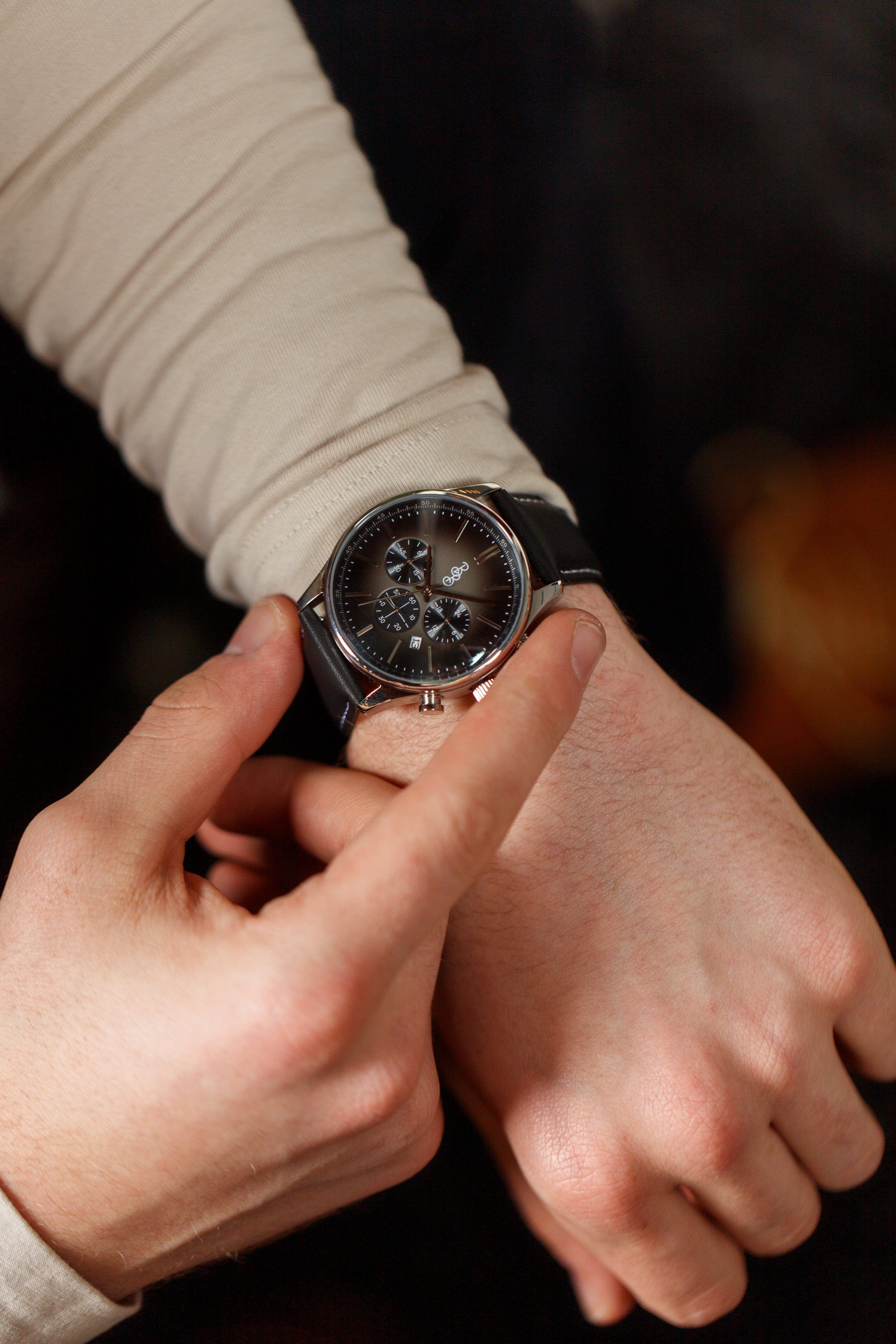 Gray Retro Chronograph - additional view