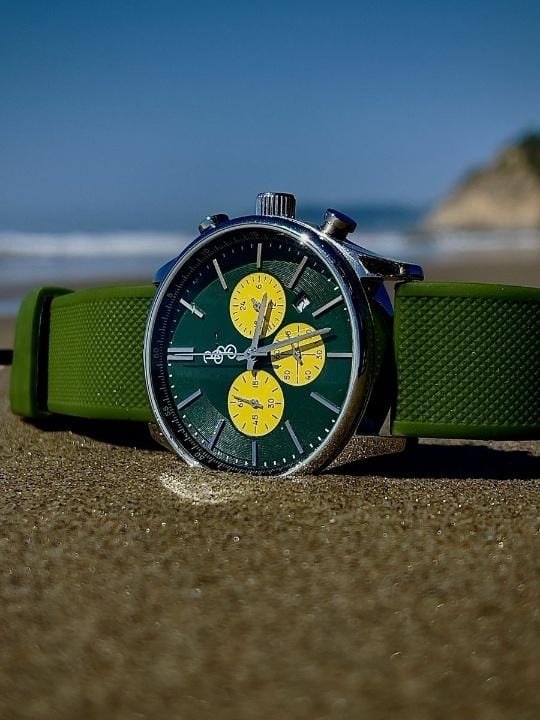 Green and Yellow Chronograph - image 9
