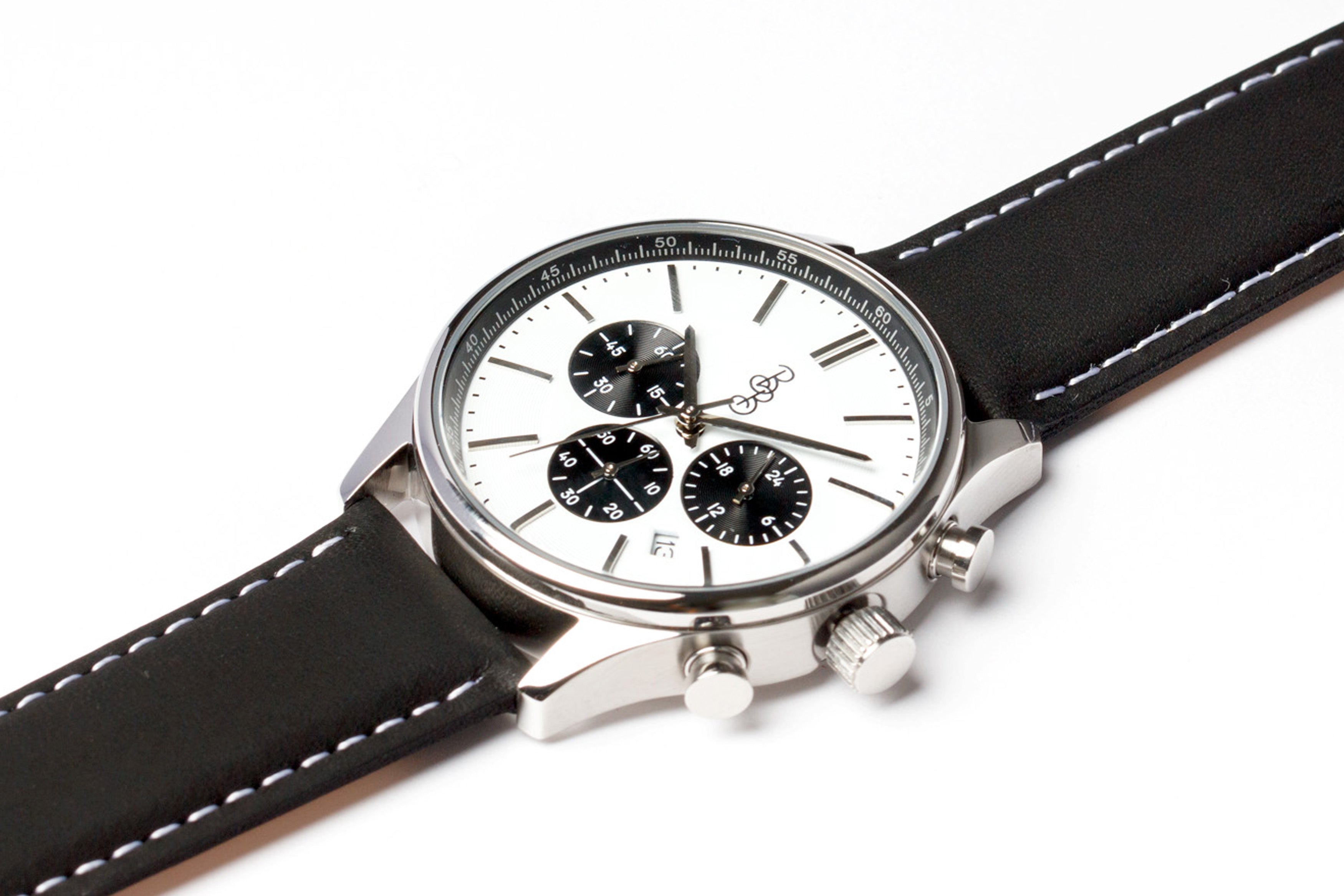 White and Black Chronograph - image 7