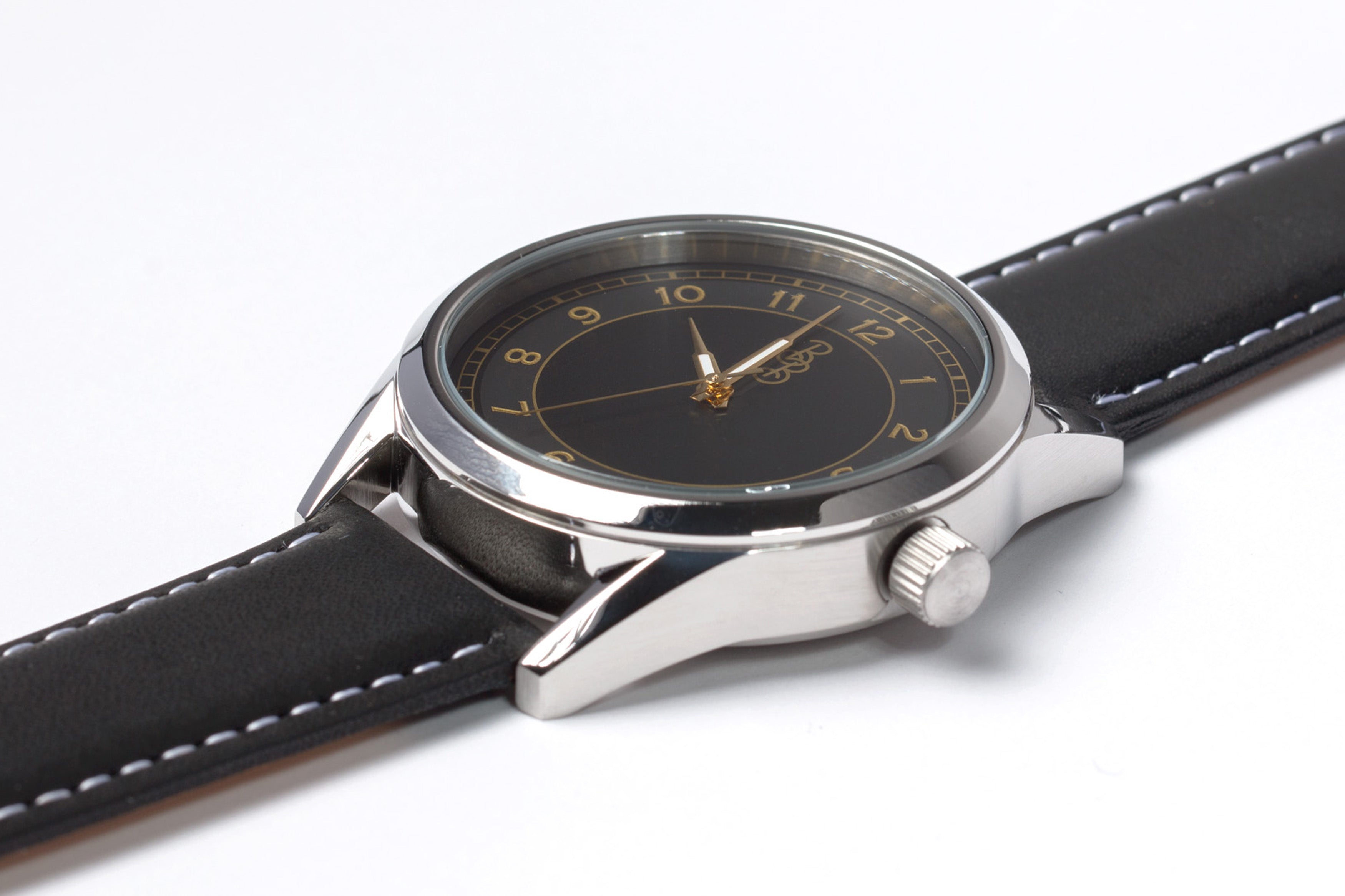 Black and Gold Classic Watch - image 8