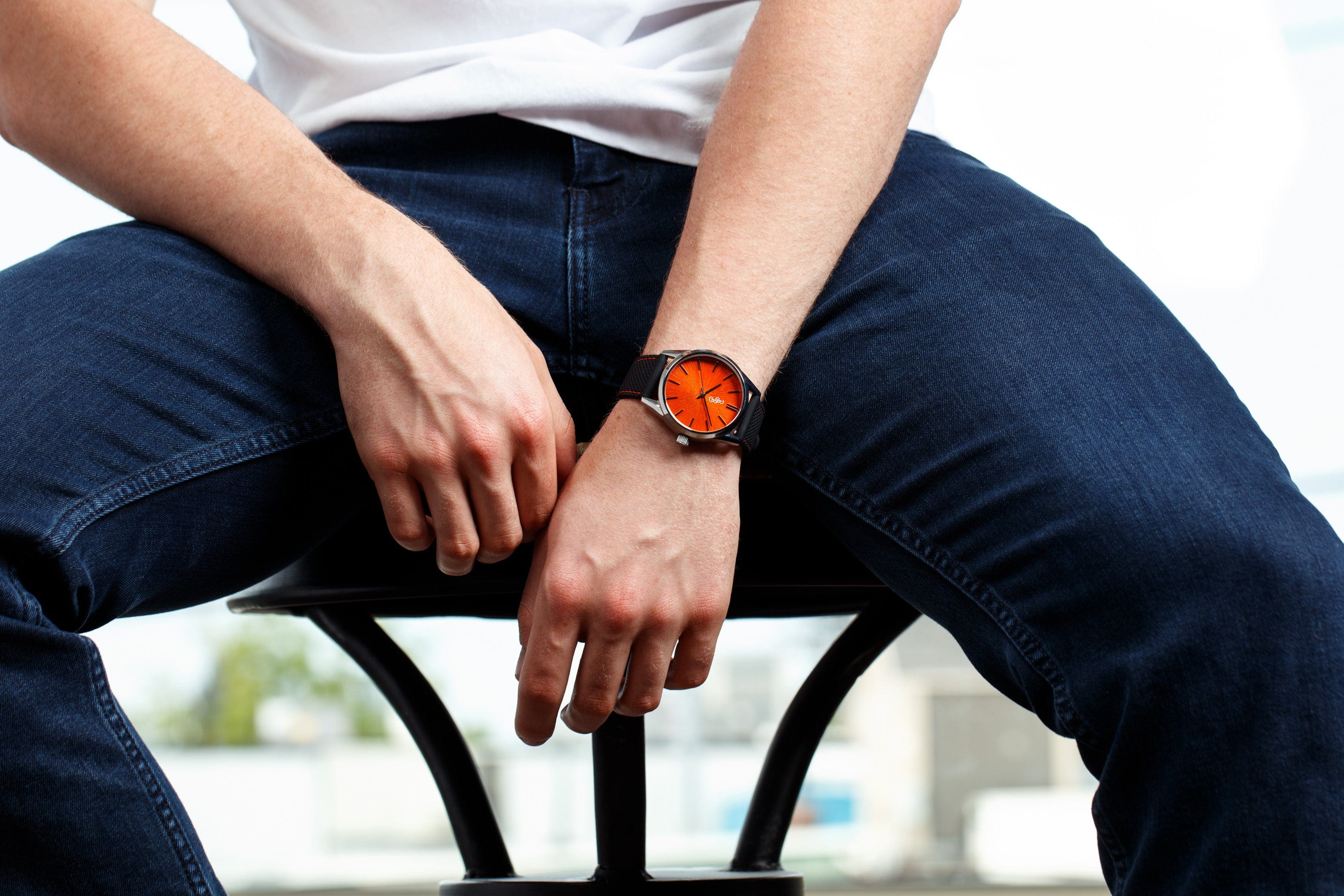 Orange Sunburst Watch - image 7