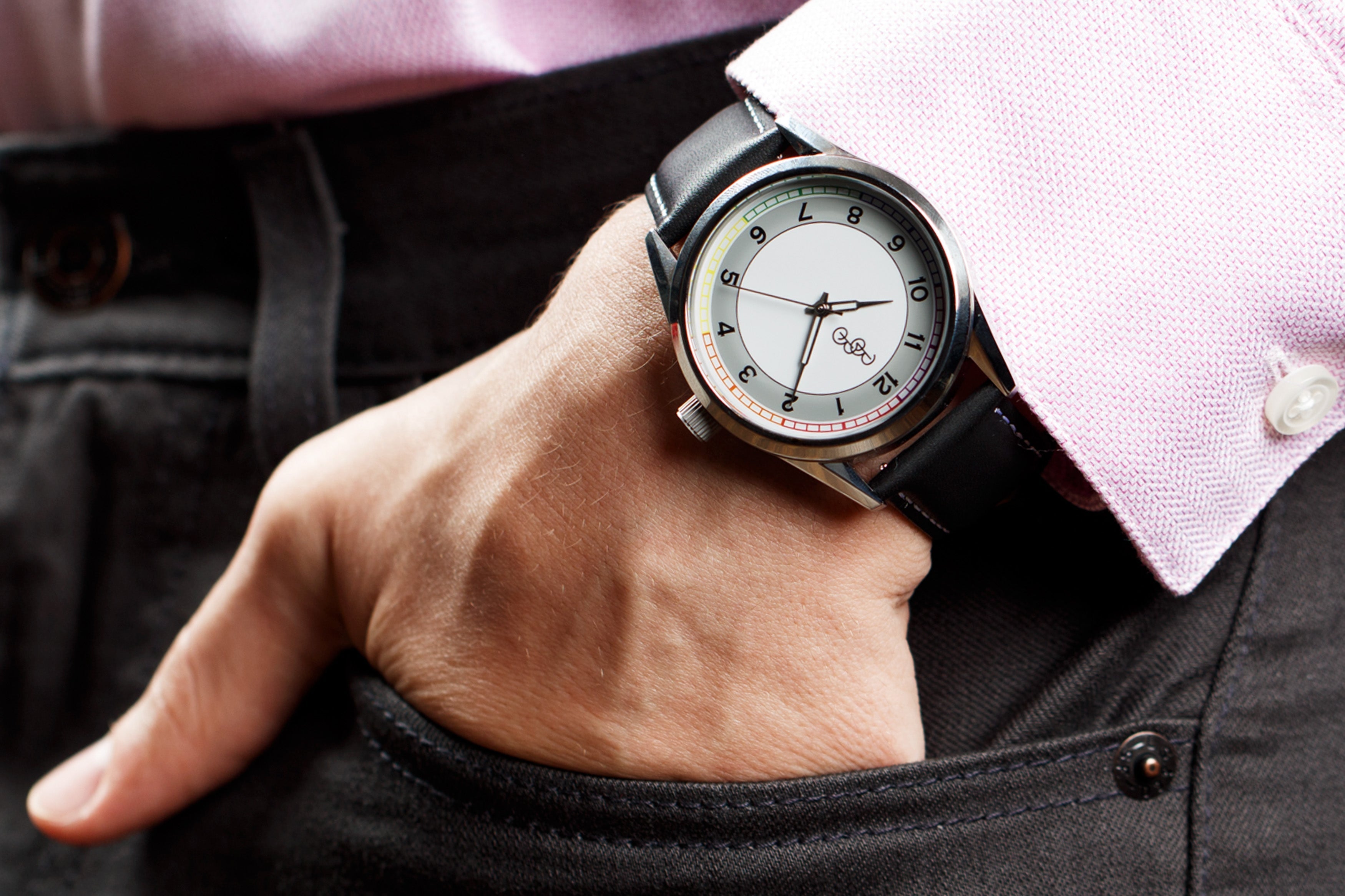 Rainbow Classic Watch - lifestyle view