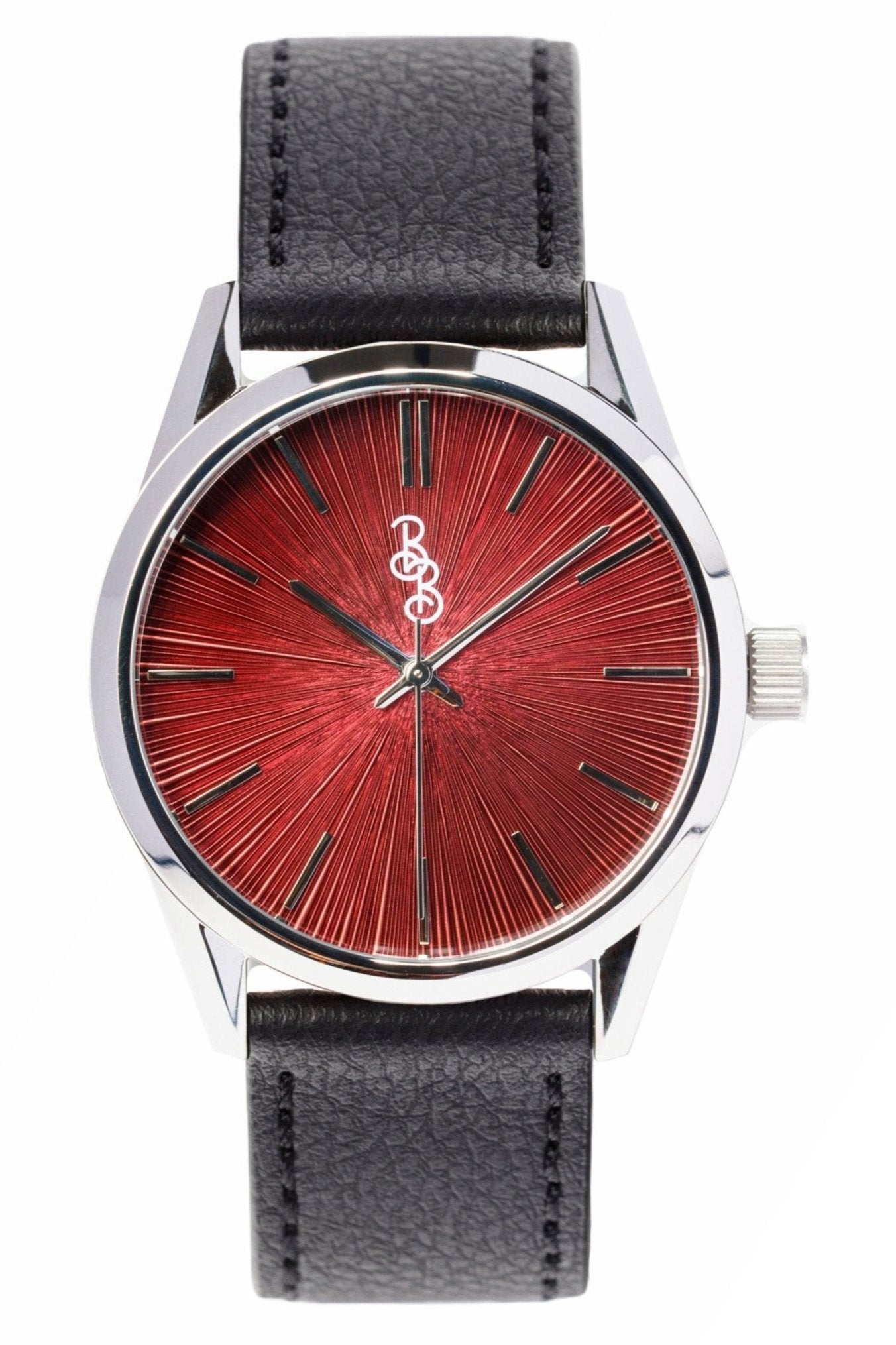 Burgundy Sunburst Watch - watch available at XSREZ