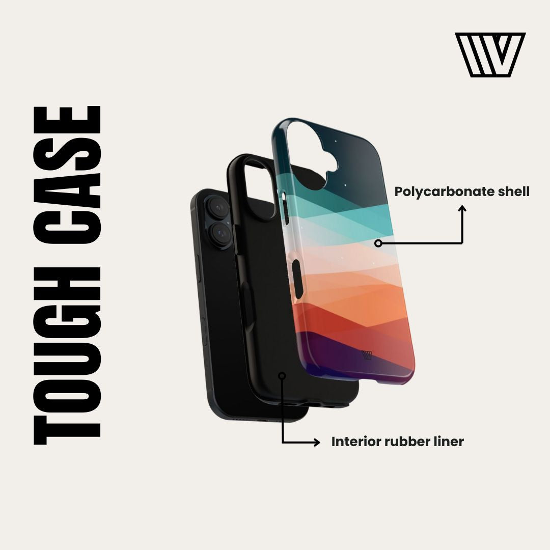 TEAL PAINT SWIRL | Tough Phone Case