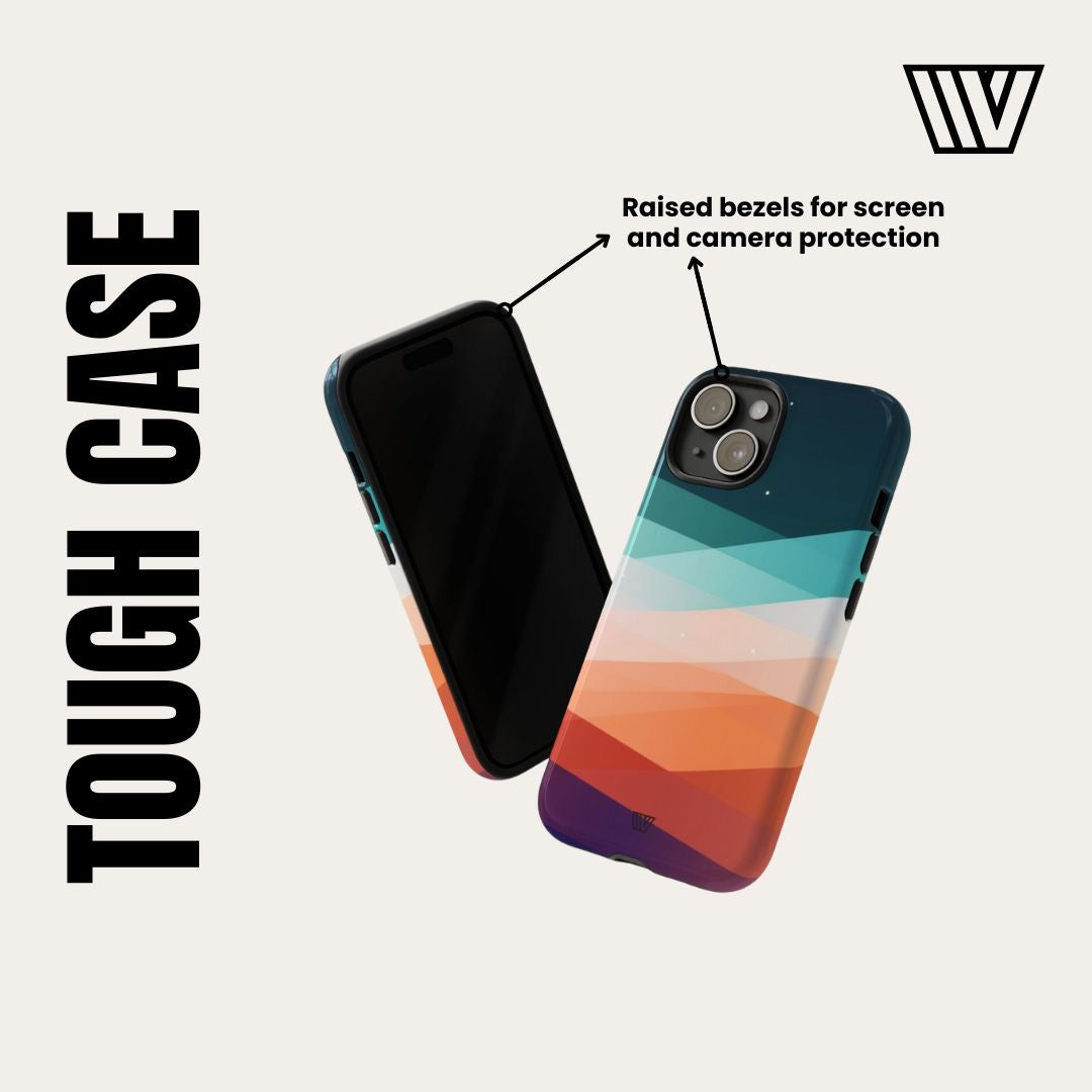 GRAY PASTEL FLOWERS | Tough Phone Case